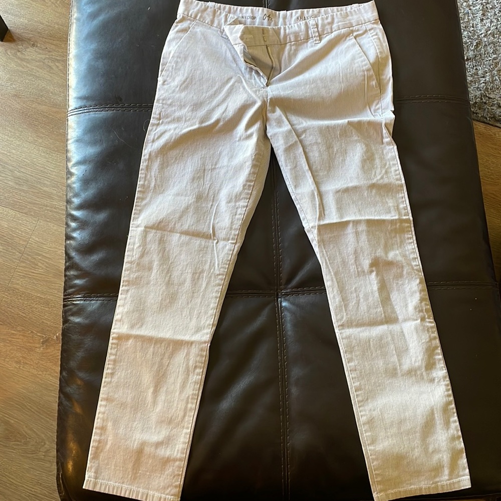 Khakis by Gap Skinny Crop corduroy for women size 4